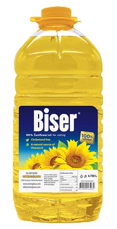 Biser sunflower oil 4750ml bottle