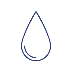 Oil drop icon - refining process